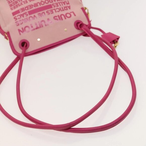 LOUIS VUITTON Cruise Line Rider Shoulder Bag Pink LV Auth - Picture 8 of 16